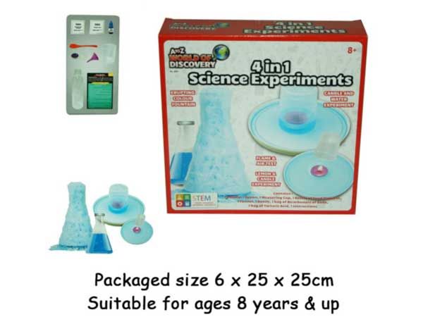 World Of Discovery 4 in 1 Science Experiments, by A to Z Toys