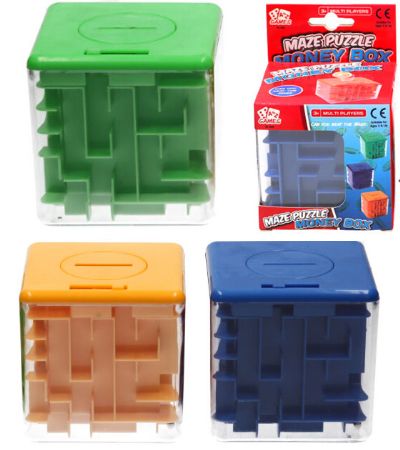 Maze Puzzle Money Box, Assorted Picked At Random, by A to Z Toys | 08029