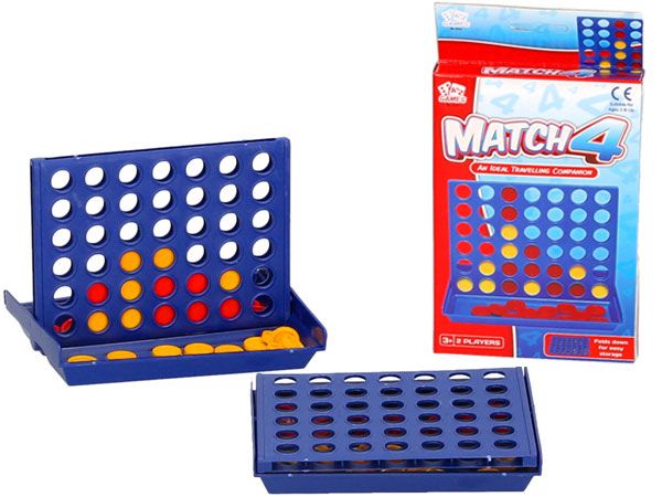 Match 4 In A Row Travel Game, by A to Z Toys