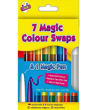 Art Box 8pk Magic Colour Swap Fibre Pens