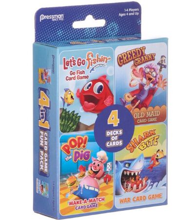 4 in 1 Kids Classic Card Games