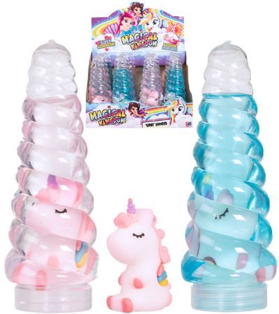 12x Magical Kingdom Super Stretchy Unicorn Horns, With Unicorn, by HTI Toys