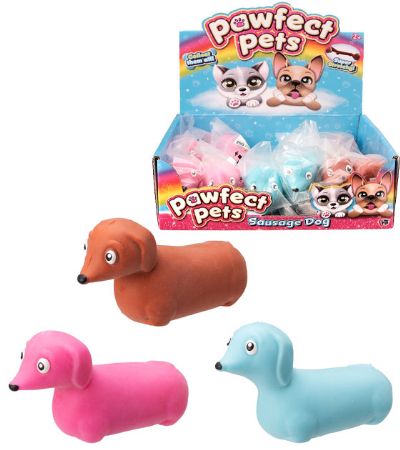 12x Pawfect Pets Super Stretchy Sausage Dogs | 1376254