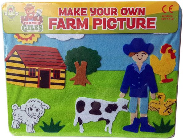Farmer Giles Make Your Own Felt Farm Picture, A to Z Toys