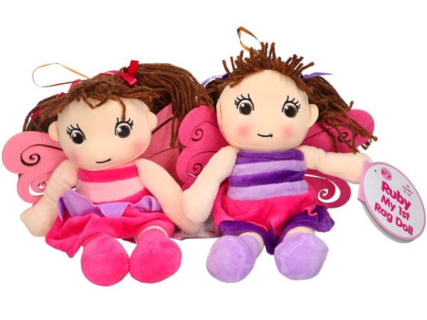 30cm Fairy Rag Doll, by A to Z Toys, Assorted Picked At Random | 31063