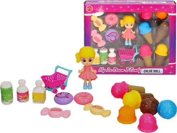 Eva Doll Ice Cream & Candy Play set | Wholesale Toys