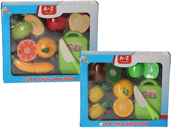 Junior Chef Cut and Stick Play Food Set, by A to Z Toys | 36129