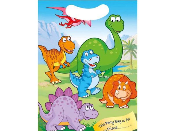 100pk Dinosaur Party Loot Bags