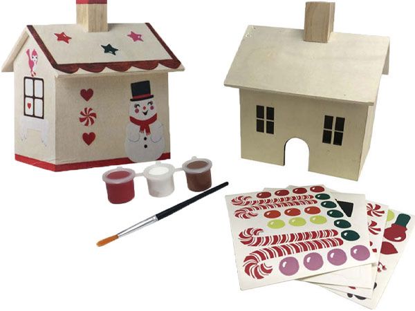 Paint Your Own Gingerbread House | 396-451