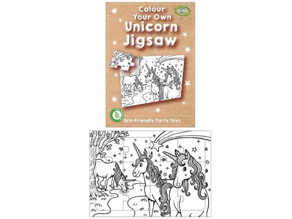 Re:Play Cardboard Colour Your Own Unicorn Jigsaw