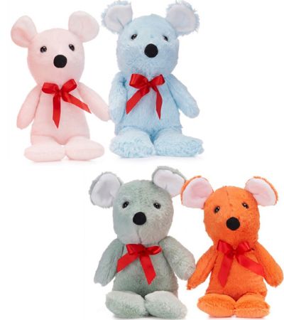 PAWS 32cm Mouse With Ribbon, Assorted Picked At Random