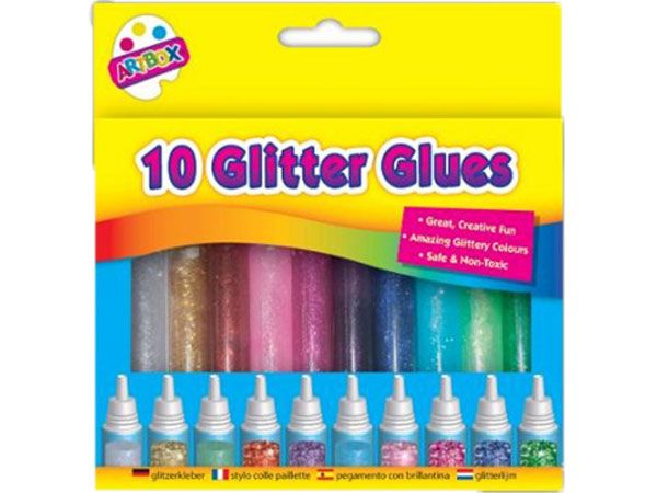 Wholesale Glitter Glue Pens | 10 colours | Bulk Buy