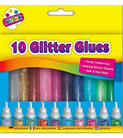Wholesale Glitter Glue Pens | 10 colours | Bulk Buy