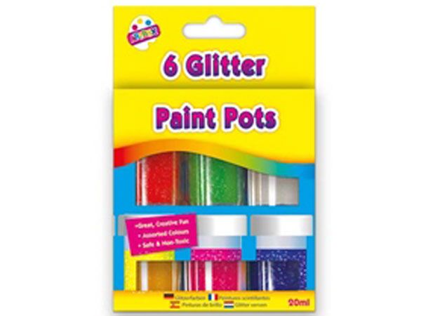 Art Box 6 Glitter Paints | 5036