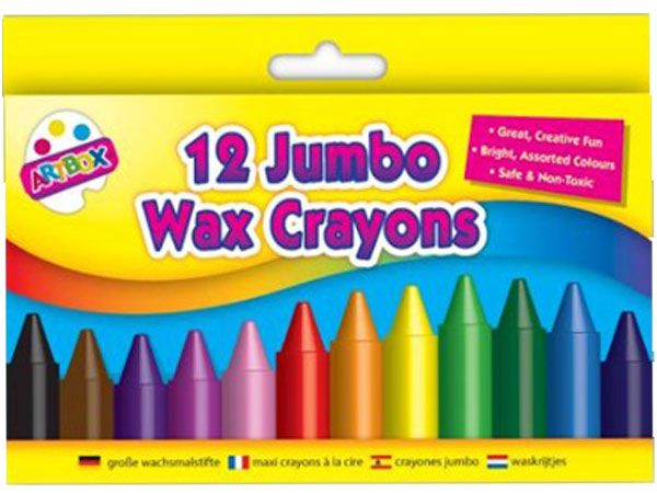 12 Pack Jumbo Wax Crayons | Wholesale Wax Crayons