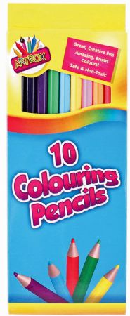 240x Art Box 10pk Colouring Pencil Crayons...BULK BUY SPECIAL
