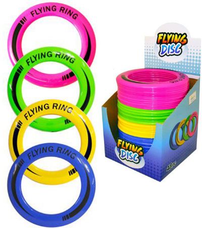 48x Neon Coloured Flying Disc / Fling Ring
