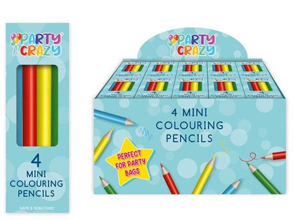 Wholesale mini colouring pencils 4 pack | Cheap Prices