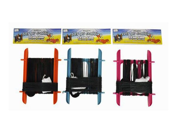 Large Crab Line With Bait Bag 3 Assorted - Picked At Random