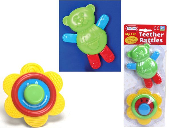 Funtime My 1st Teether Rattles, by A to Z Toys