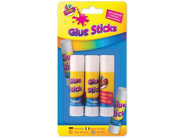 Art Box 3pk Twist Action Glue Sticks | 6018