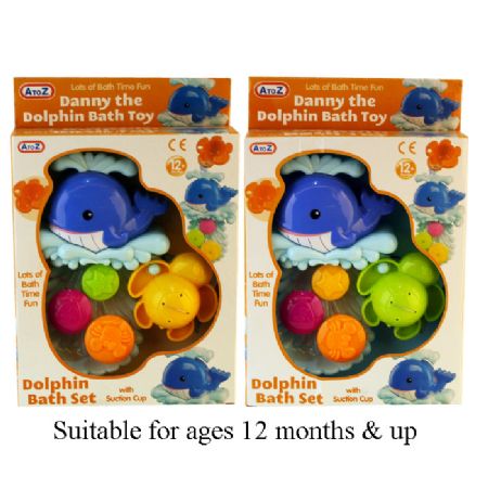 Funtime Danny The Dolphin Bath Set, by A to Z Toys zzz