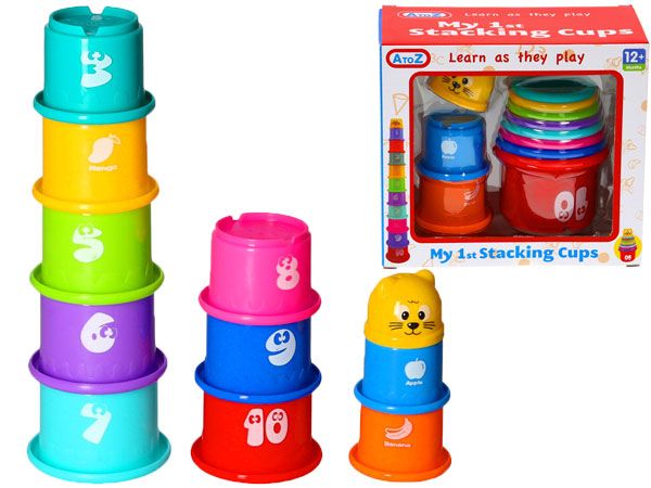 My First Stacking Cups, by A to Z Toys