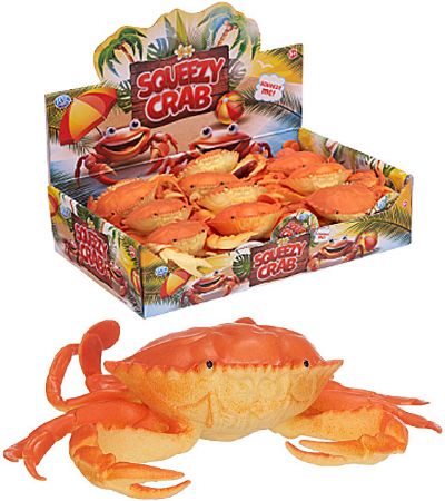 24x Squeezy Crabs In Counter Display Unit | 65827