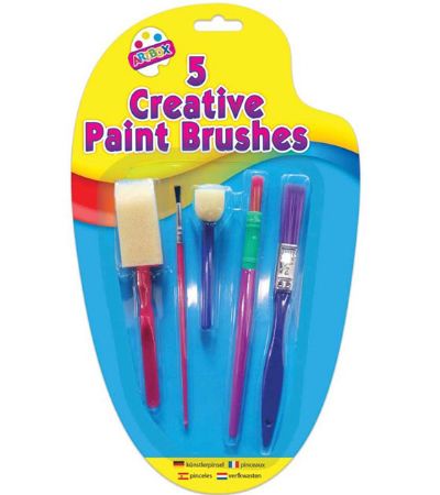 Art Box 5pk Creative Paint Brush Set | 6828