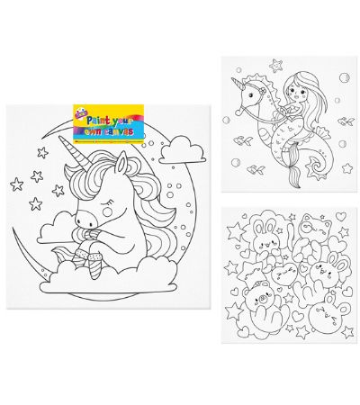 Artbox Paint Your Own Canvas - Assorted Girls Designs | 6863