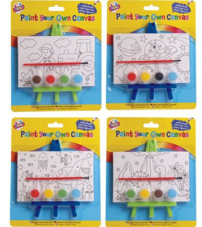 Artbox Paint Your Own Canvas ...Assorted Boys Designs