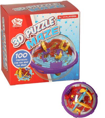 3d Puzzle Maze box view