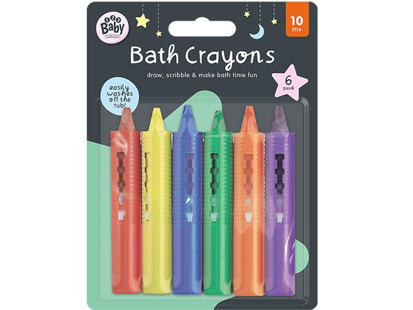 Wholesale Bath Crayons | 6 Colours | Bulk Buy