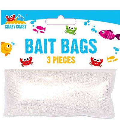 Crazy Coast 3 Piece Bait Bags For Crabbing & Fishing