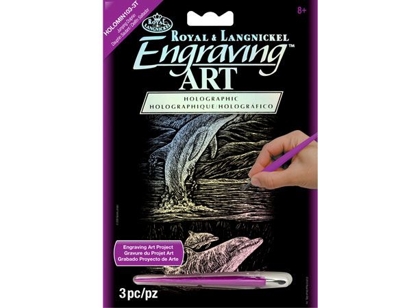 Royal and Langnickel - Engraving Art Kit, Dolphin Design