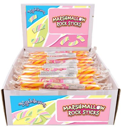 120 Sticks Of Kandelicious Marshmallow Flavoured Rock