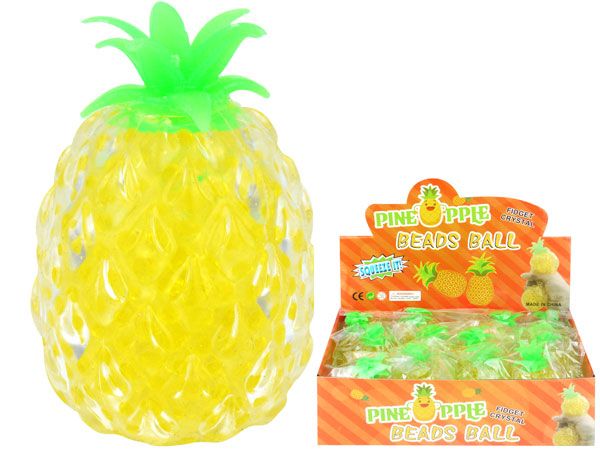 12x Squishy Stress Relieving Pineapple Bead Balls