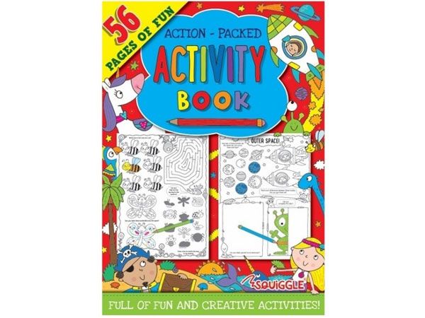 6x Squiggle My Fun Activity Book