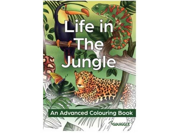 Advanced Colouring Book | Life In The Jungle