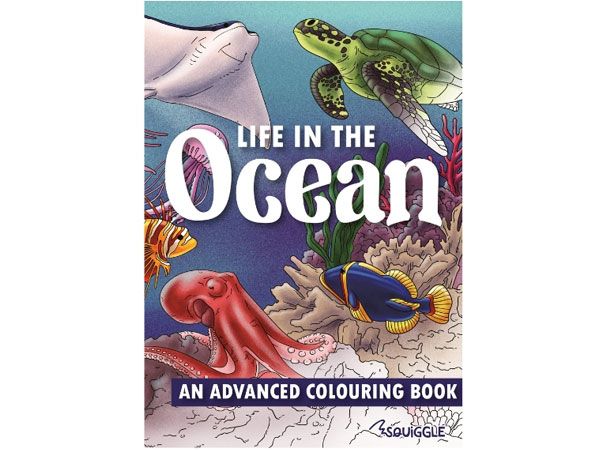 Advanced Colouring Book | Life In The Ocean