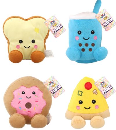 Food Plushies, 5'' / 13cm, Assorted Designs Picked At Random