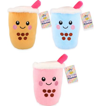 Bubble Tea Plushies, 7'' / 18cm, Assorted Designs Picked At Random