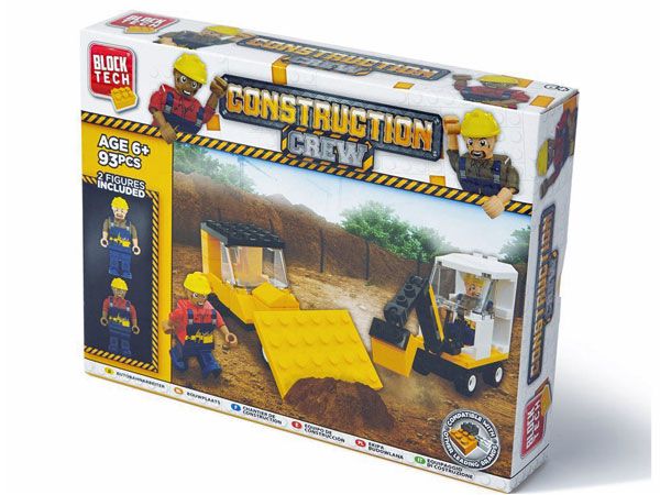 Block Tech Construction Crew Brick Set  zzz | R02-0049