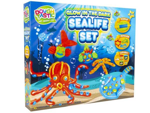 Grafix Dough Tastic Glow In The Dark Sealife Set | R03-0192-A