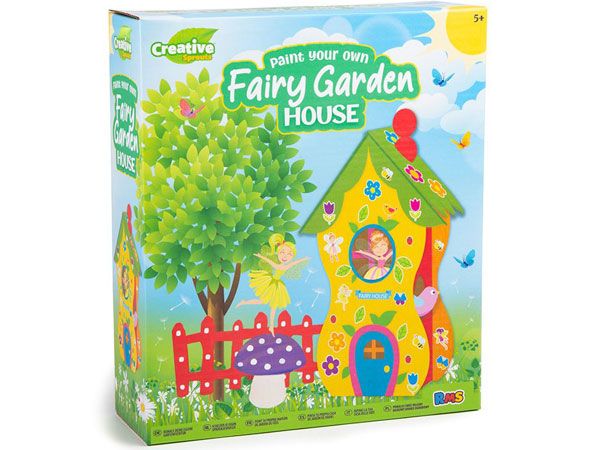 Paint Your Own Fairy Garden House | Summer Toys