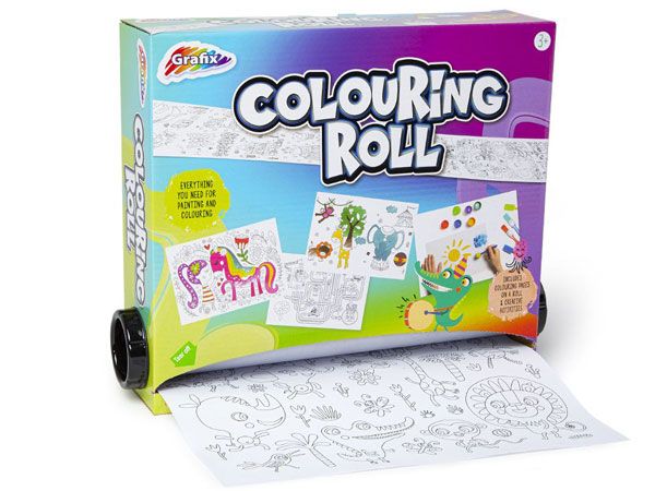 Grafix Crative Hands Colouring Roll  Paint Kit