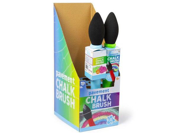 12x Games Hub JUMBO Pavement Chalk Brush Set