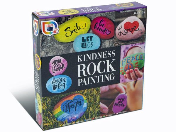 Craft Hub Kindness Rock Painting Set | R03-1049