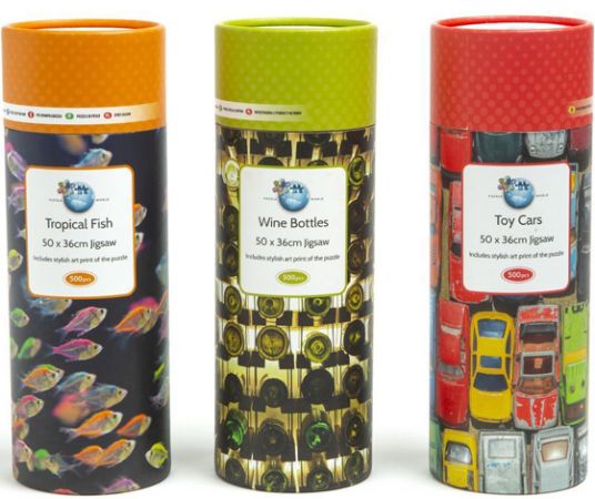 Puzzle World - 500 Piece Tube Jigsaw Puzzle...Assorted Designs Picked At Random