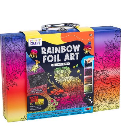 Project Craft Rainbow Foil Art Activity Case